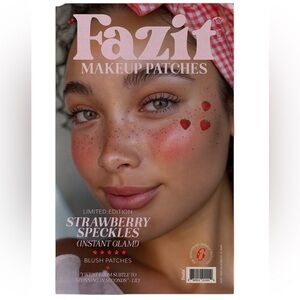Fazit Strawberry Speckles Blush Patches Limited Ed Instant Glam up to 3 days